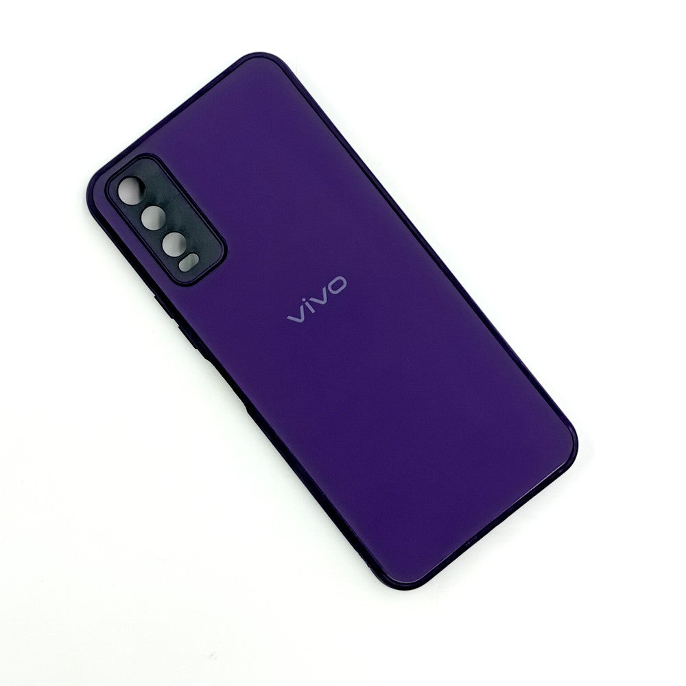 Vivo Y20 / Y11s / Y12s Logo Silicone back cover with velvet inside protection layer