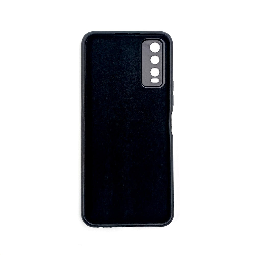 Vivo Y20 / Y11s / Y12s Logo Silicone back cover with velvet inside protection layer