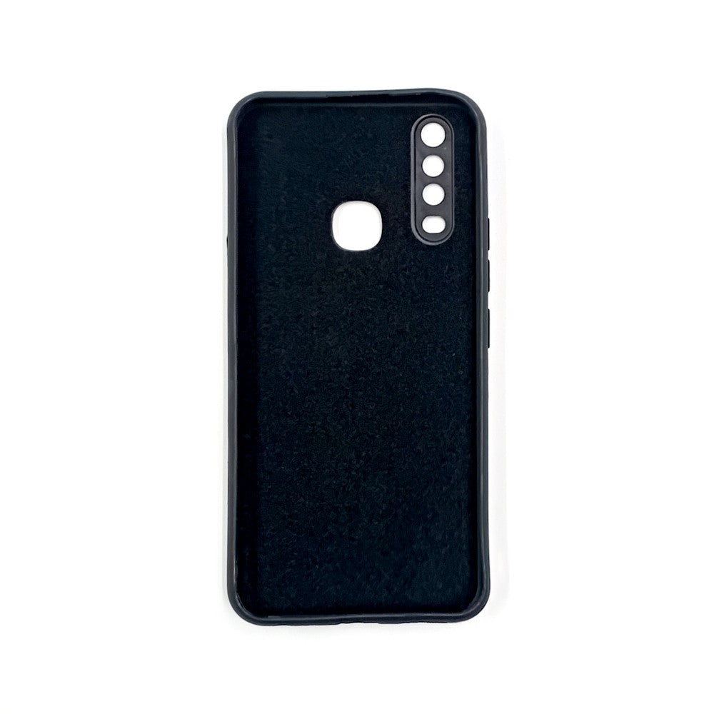 Vivo Y12/Y15/Y17 Logo Silicone back cover with velvet inside protection layer