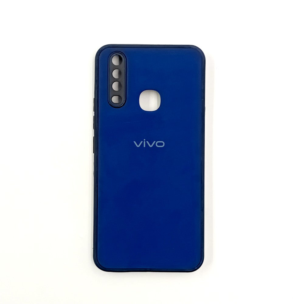 Vivo Y12/Y15/Y17 Logo Silicone back cover with velvet inside protection layer