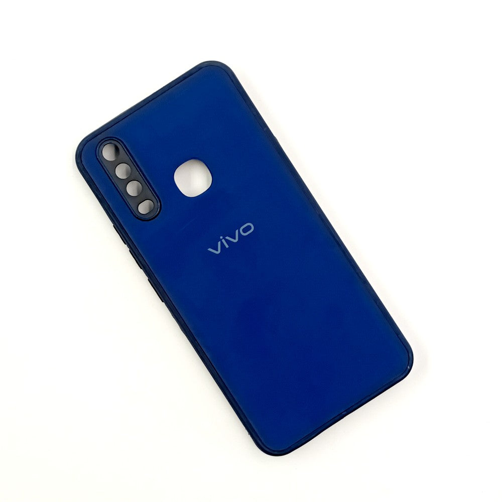Vivo Y12/Y15/Y17 Logo Silicone back cover with velvet inside protection layer