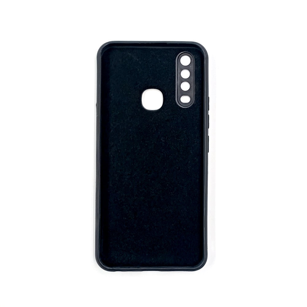 Vivo Y12/Y15/Y17 Logo Silicone back cover with velvet inside protection layer