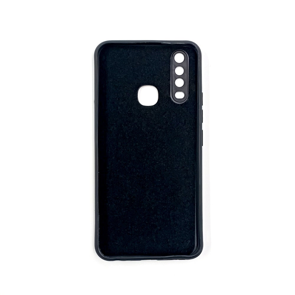 Vivo Y12/Y15/Y17 Logo Silicone back cover with velvet inside protection layer