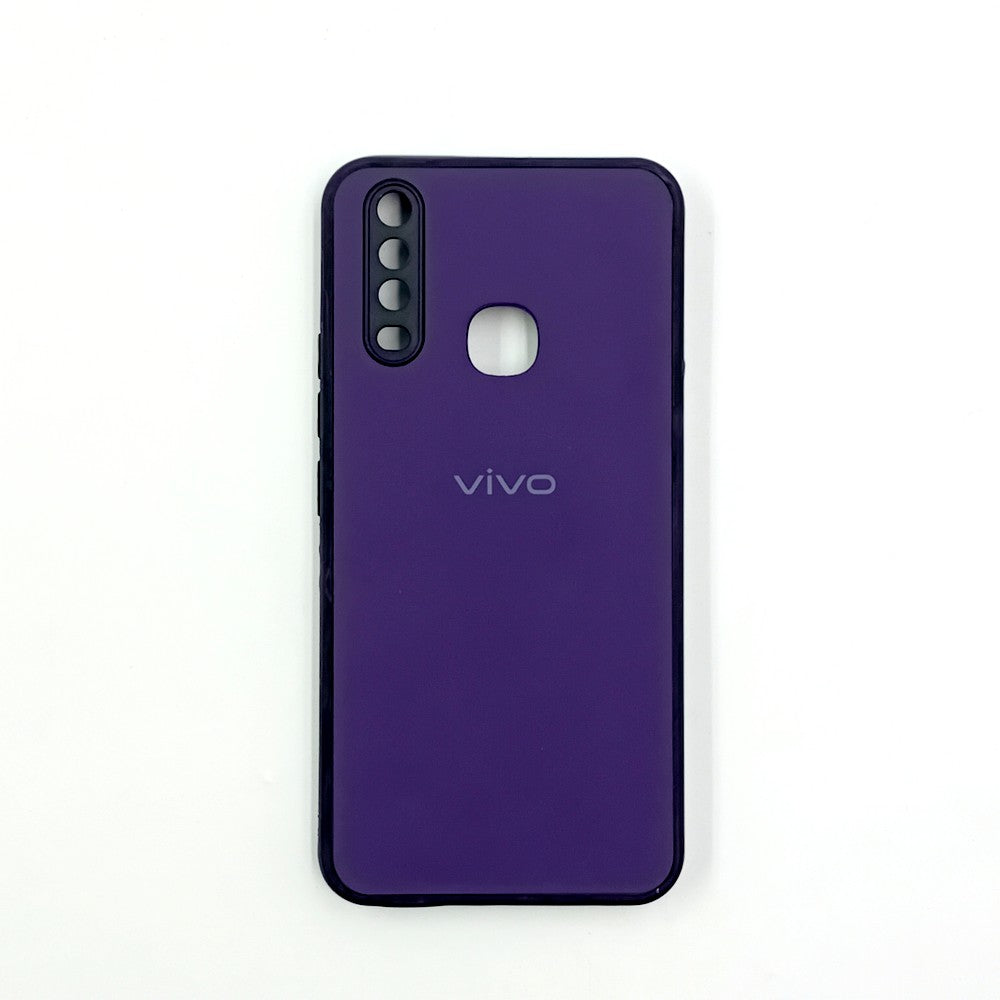 Vivo Y12/Y15/Y17 Logo Silicone back cover with velvet inside protection layer