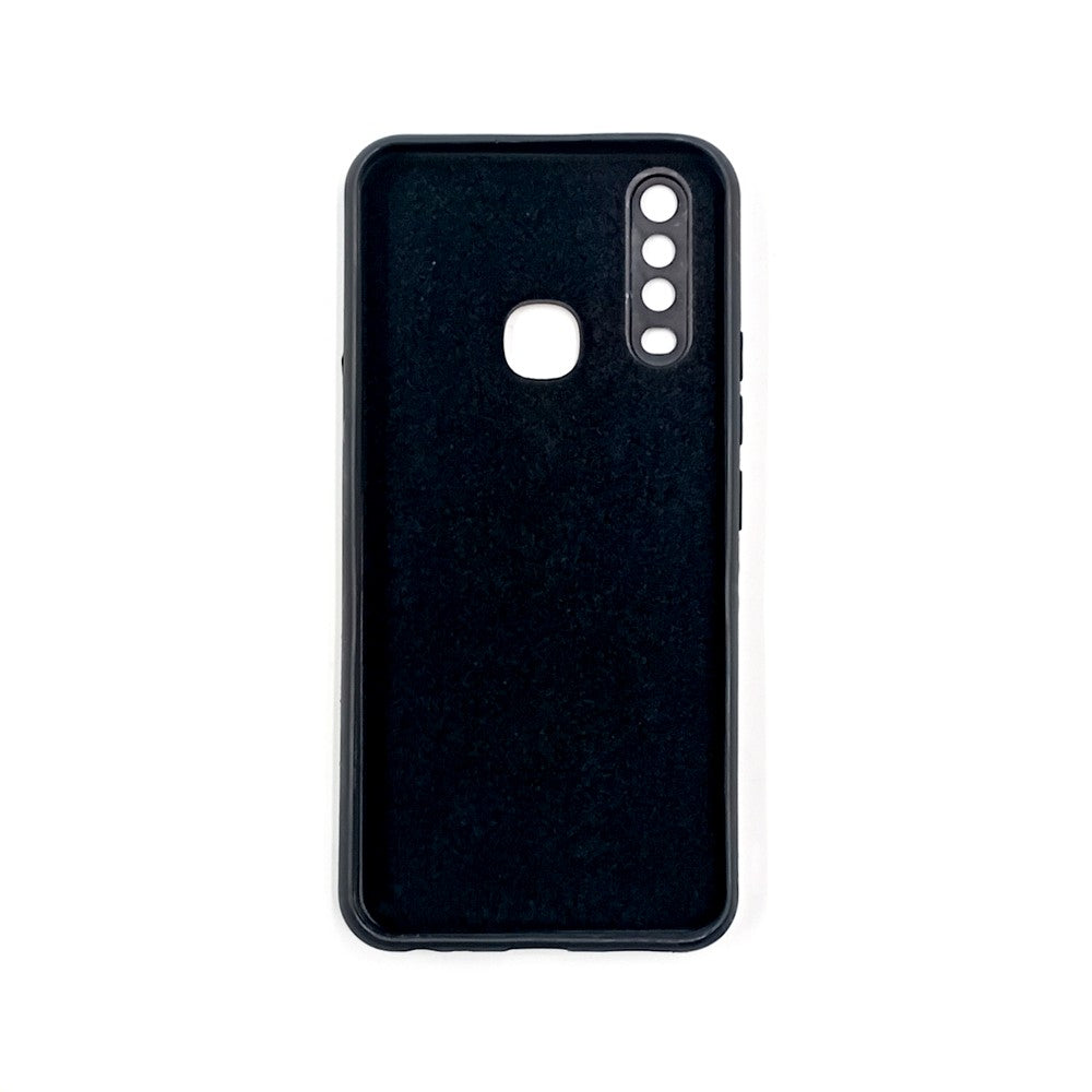 Vivo Y12/Y15/Y17 Logo Silicone back cover with velvet inside protection layer