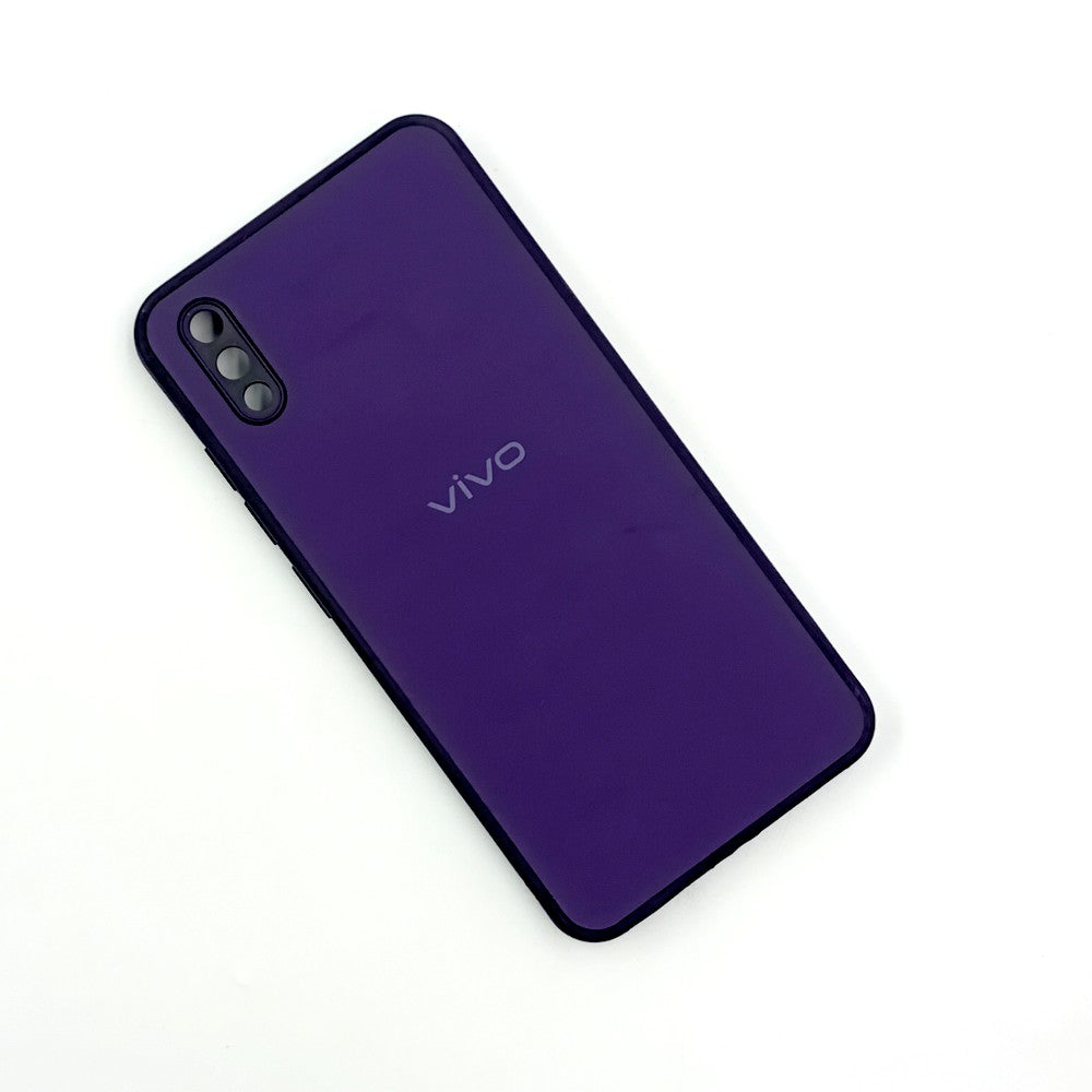 Vivo Y91 / Y93 Logo Silicone back cover with velvet inside protection layer