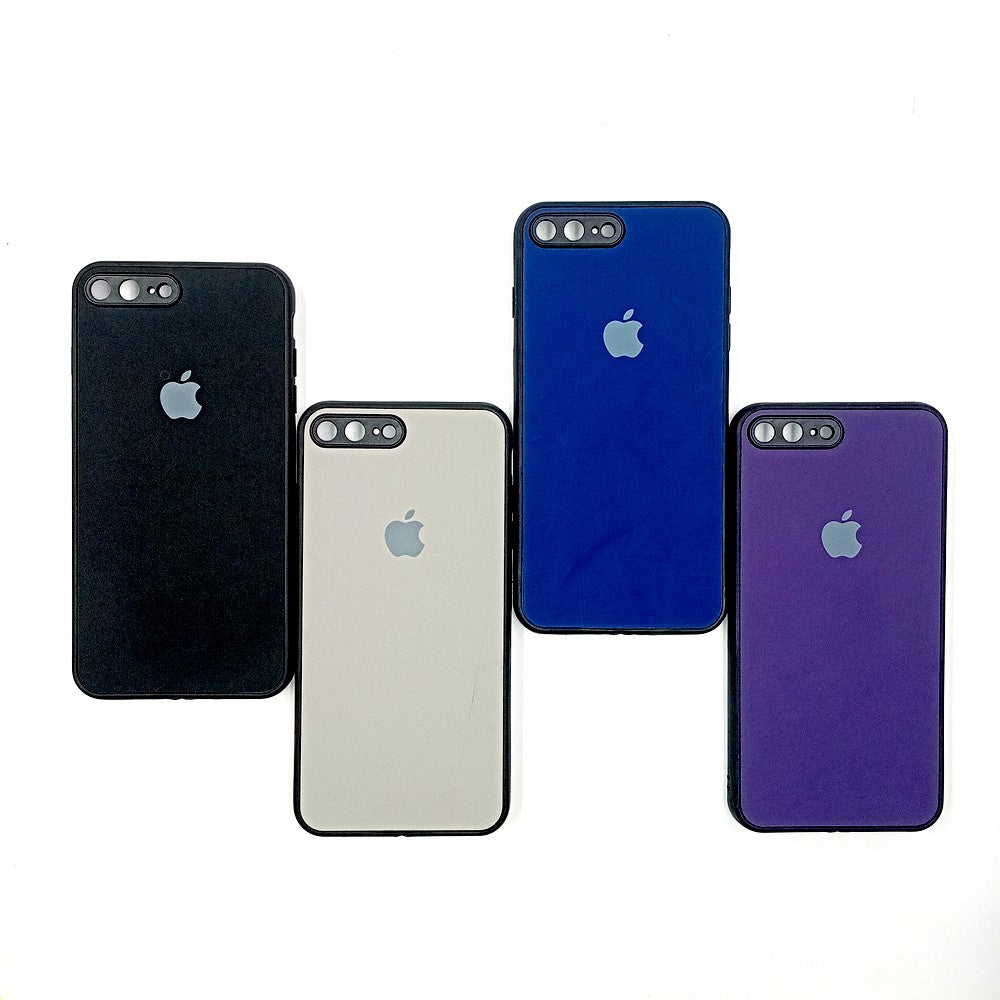 iPhone 7 Plus / 8 Plus Logo Silicone back cover with velvet inside protection layer