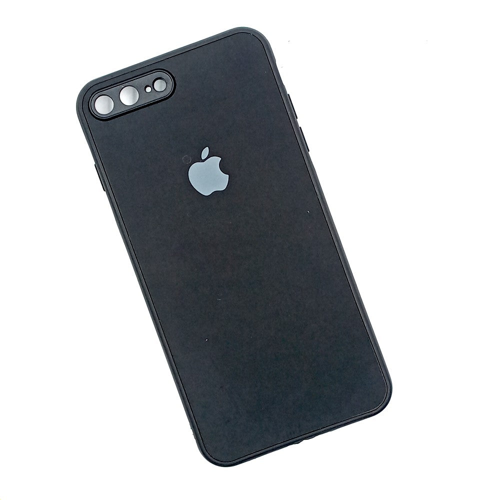iPhone 7 Plus / 8 Plus Logo Silicone back cover with velvet inside protection layer