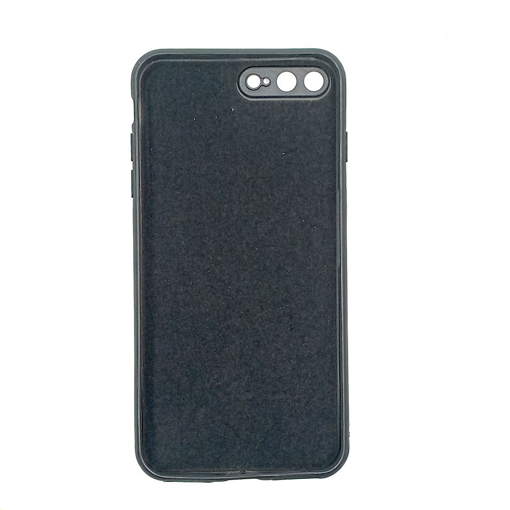 iPhone 7 Plus / 8 Plus Logo Silicone back cover with velvet inside protection layer