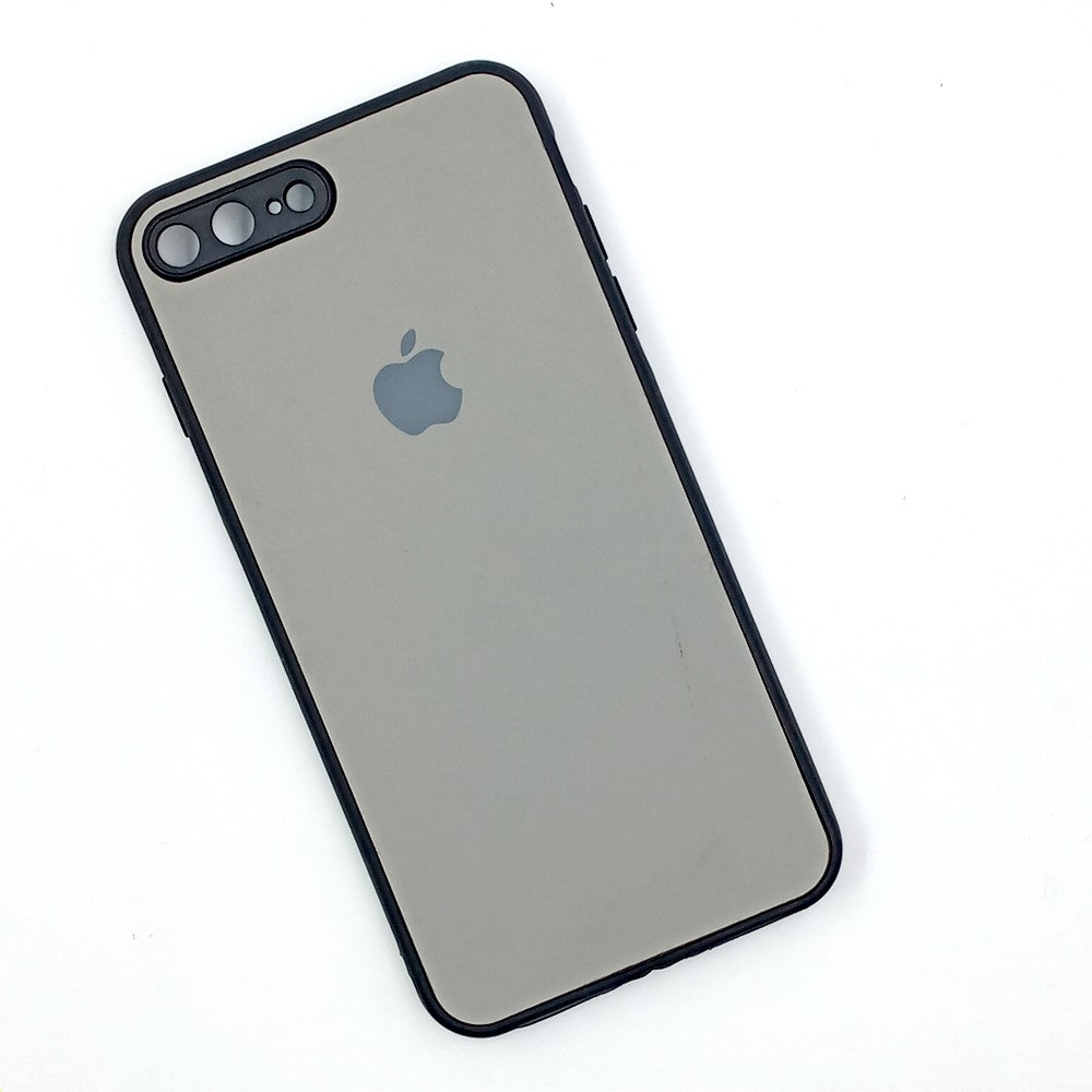iPhone 7 Plus / 8 Plus Logo Silicone back cover with velvet inside protection layer