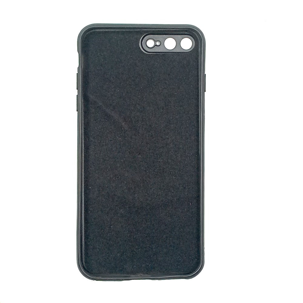iPhone 7 Plus / 8 Plus Logo Silicone back cover with velvet inside protection layer