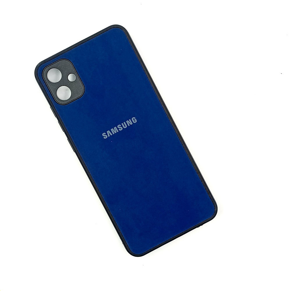 Samsung A04E Logo Silicone back cover with velvet inside protection layer