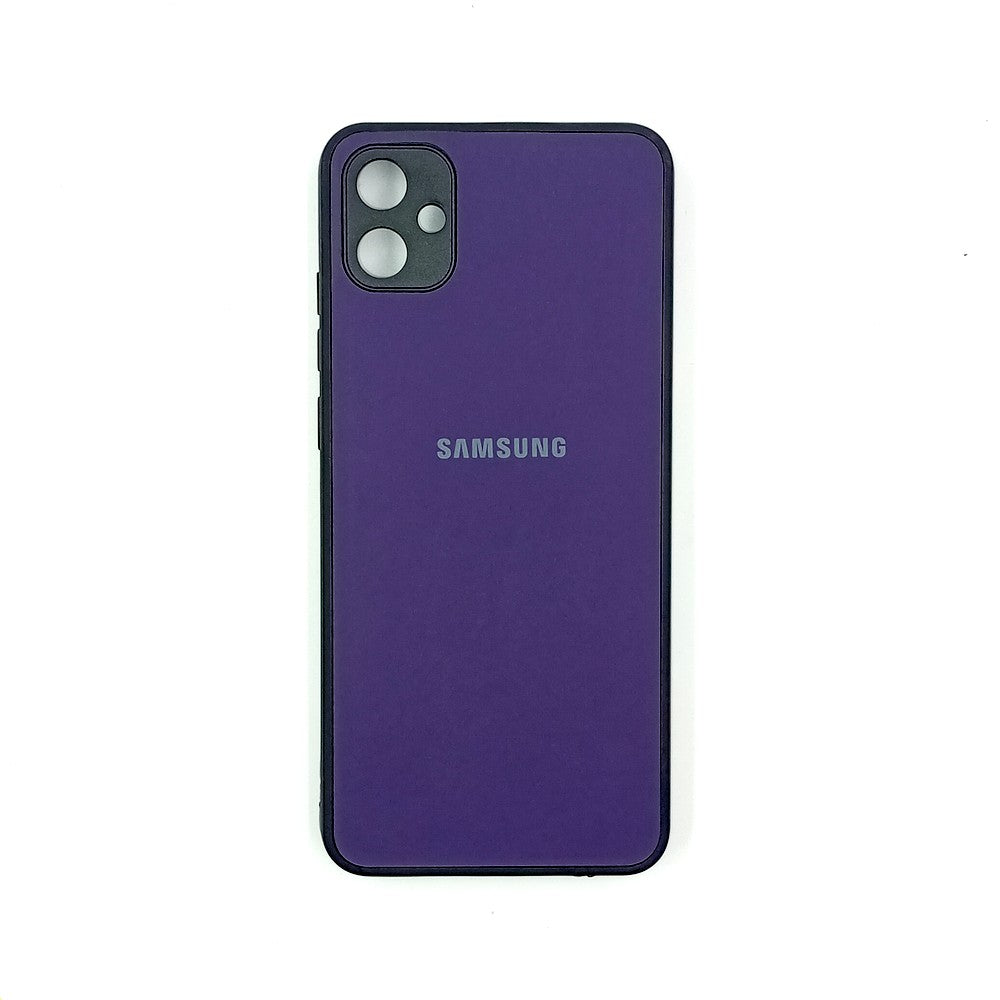 Samsung A04E Logo Silicone back cover with velvet inside protection layer