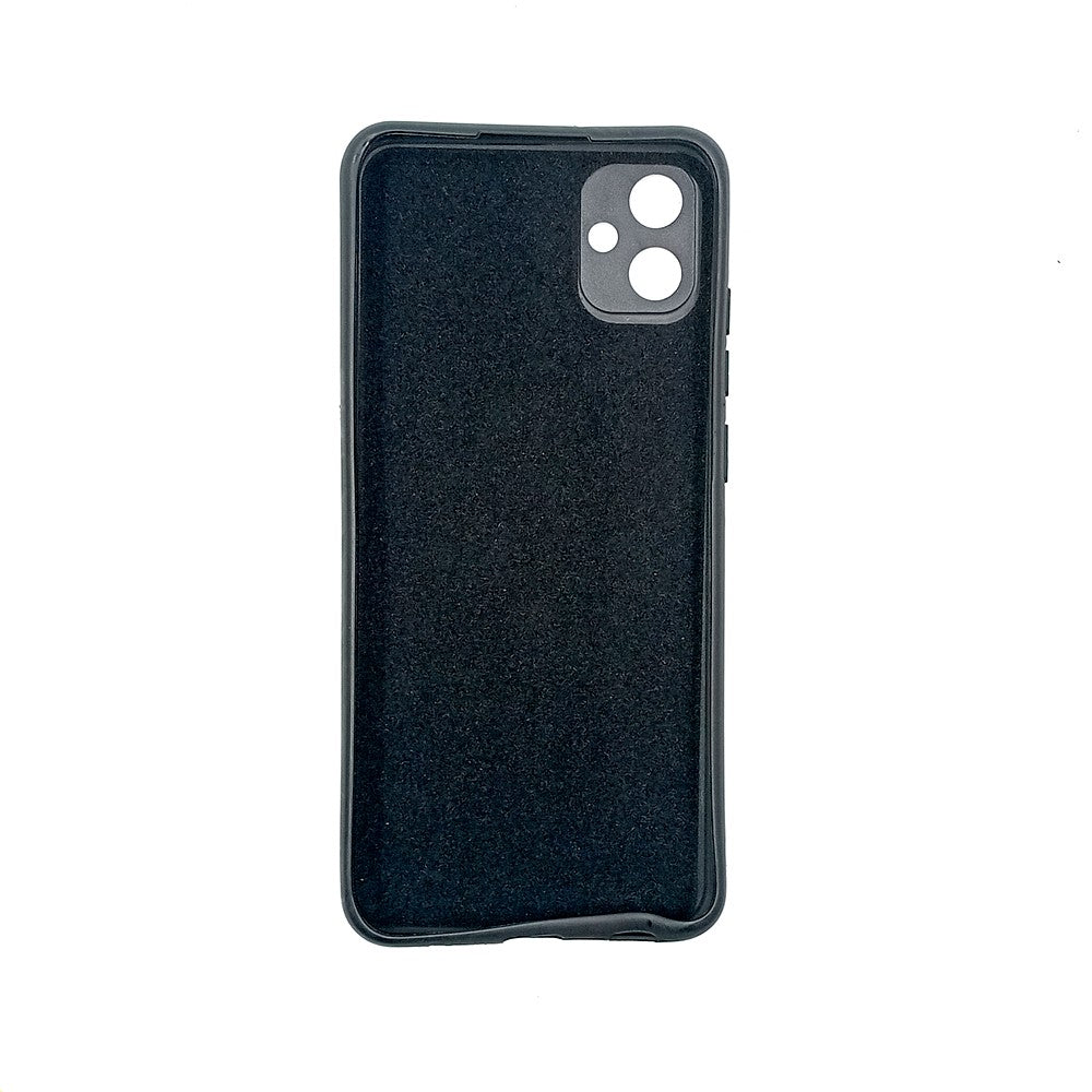 Samsung A04E Logo Silicone back cover with velvet inside protection layer