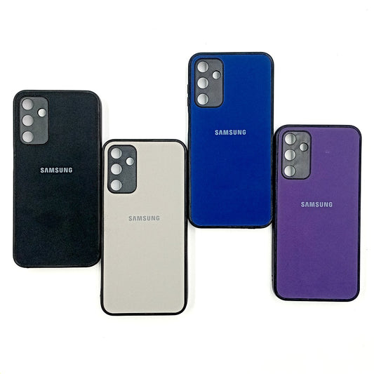Samsung M15 Logo Silicone back cover with velvet inside protection layer