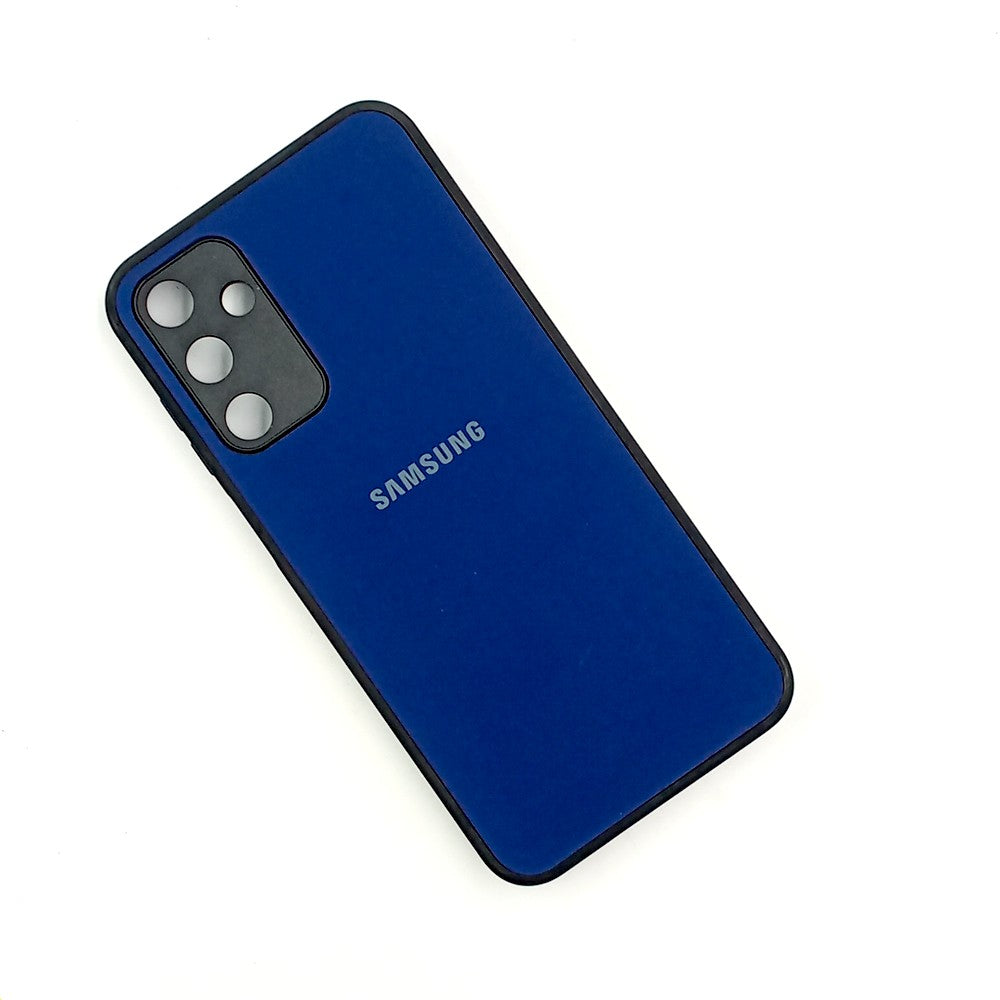 Samsung M15 Logo Silicone back cover with velvet inside protection layer