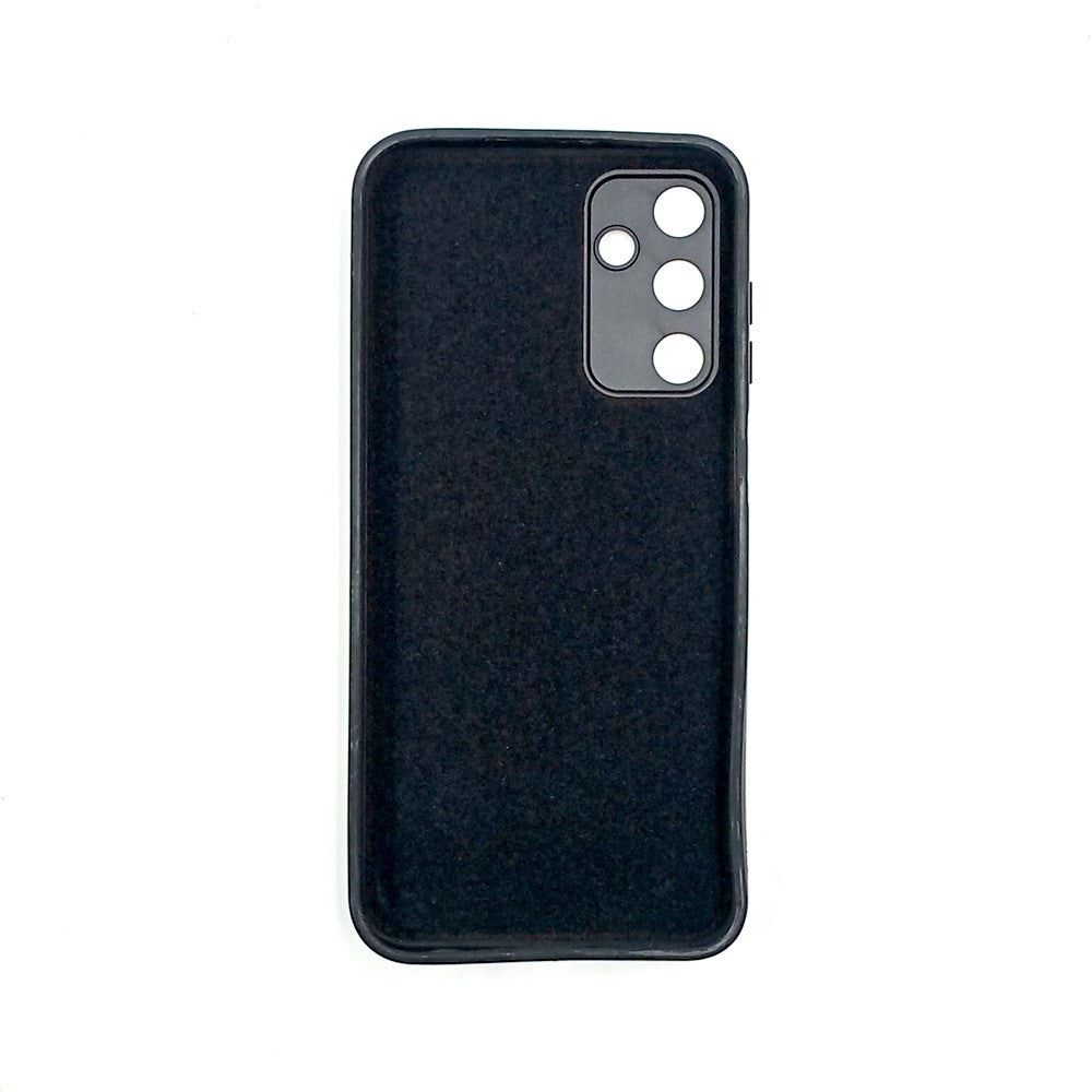 Samsung M15 Logo Silicone back cover with velvet inside protection layer