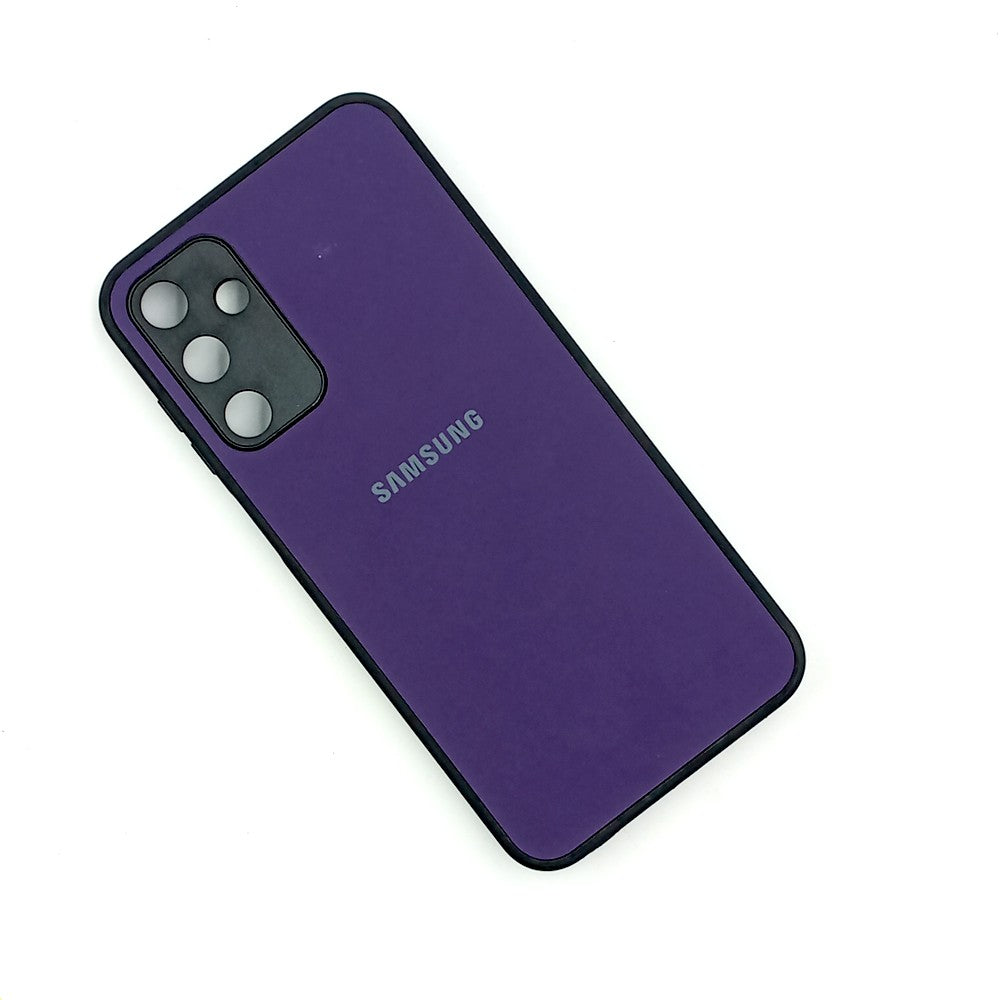 Samsung M15 Logo Silicone back cover with velvet inside protection layer