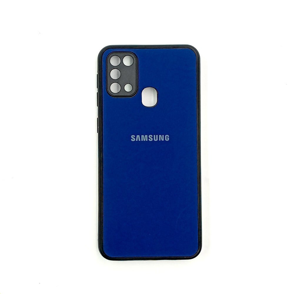 Samsung M31 / F41 / M21s Logo Silicone back cover with velvet inside protection layer