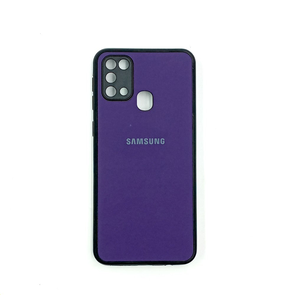 Samsung M31 / F41 / M21s Logo Silicone back cover with velvet inside protection layer