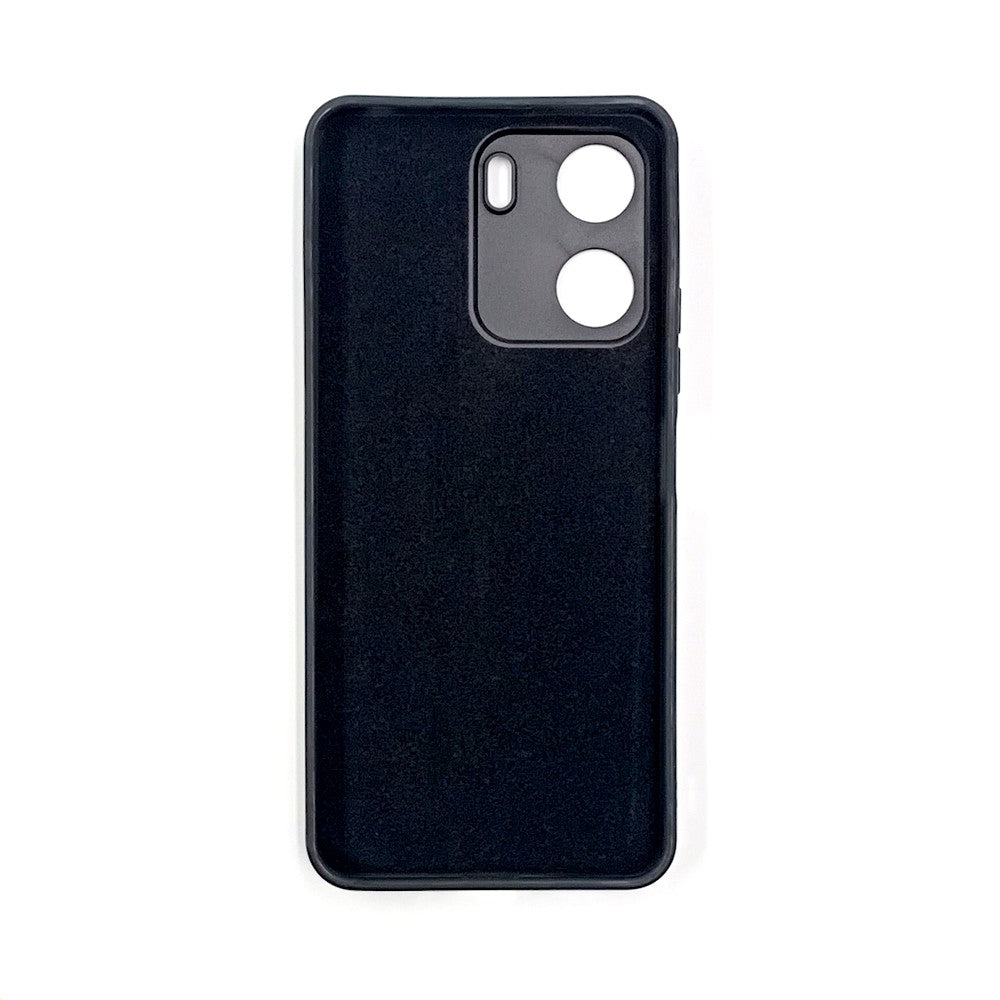 Redmi 13C Logo Silicone back cover with velvet inside protection layer