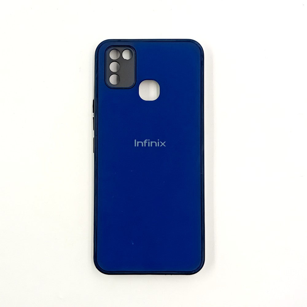 Infinix Smart 5 Logo Silicone back cover with velvet inside protection layer