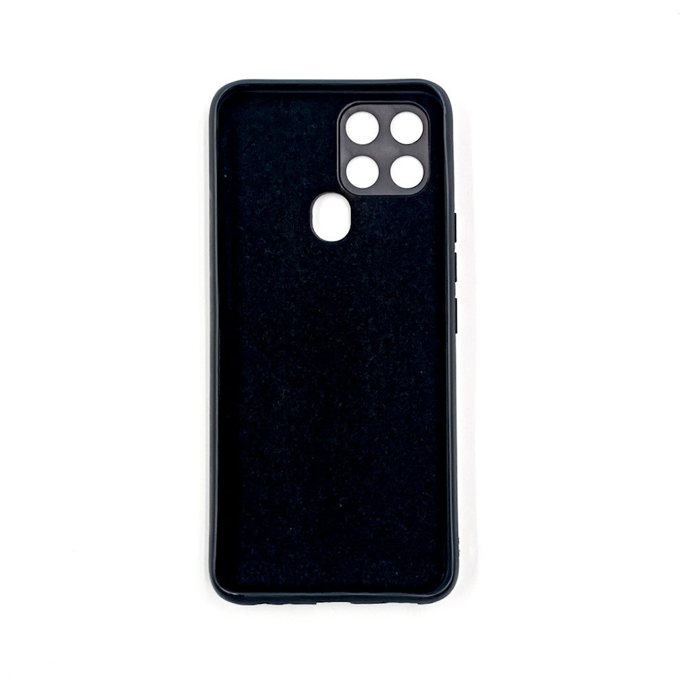 Infinix Smart 6 Logo Silicone back cover with velvet inside protection layer