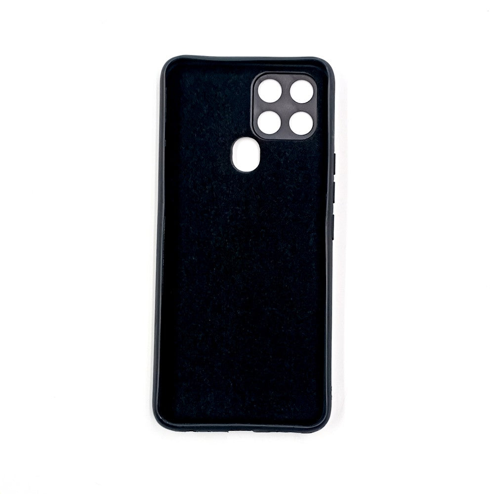 Infinix Smart 6 Logo Silicone back cover with velvet inside protection layer