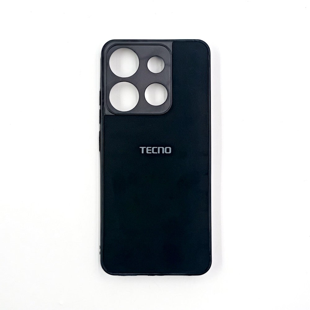 Infinix Smart 7 / Tecno Spark Go 2023 Logo Silicone back cover with velvet inside protection layer