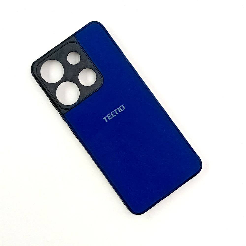 Infinix Smart 7 / Tecno Spark Go 2023 Logo Silicone back cover with velvet inside protection layer