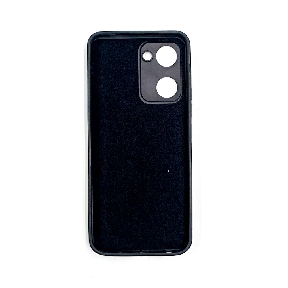 Vivo Y03 Logo Silicone back cover with velvet inside protection layer