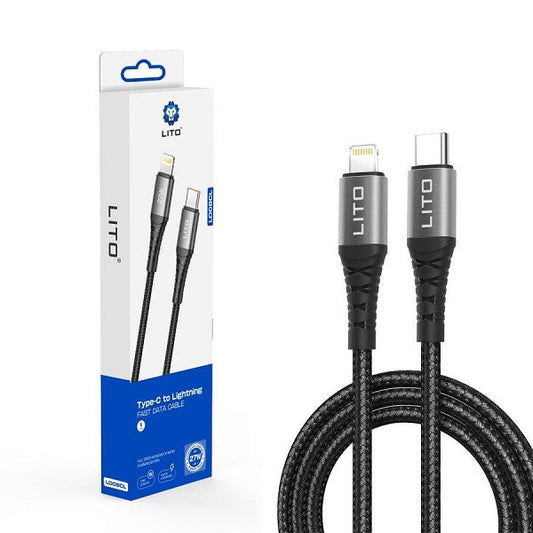 Lito LD08CL Braided Wire Type C to Lightning Fast Charging Cable