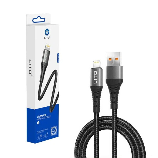 Lito LD08L Braided Wire USB to Lightning Fast Charging Cable