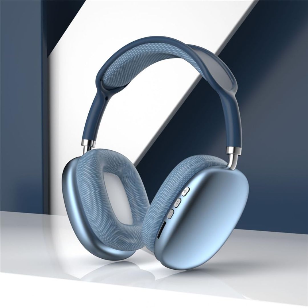 P9 Wireless Headphone Bluetooth 5.0 Stereo Sound with Mic Foldable Over-Ear Headset for Music Gaming and Calls
