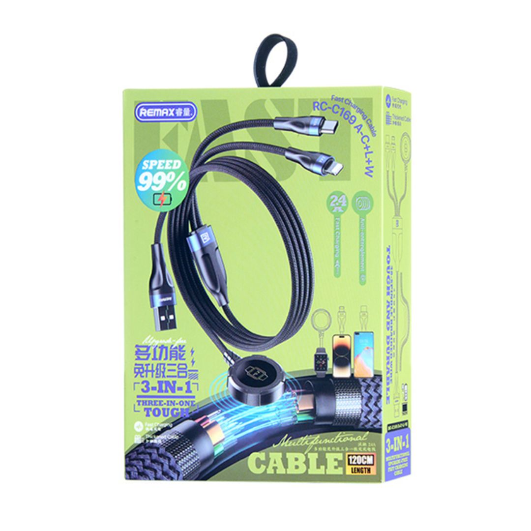 REMAX RC-C169 3-in-1 Charging Cable