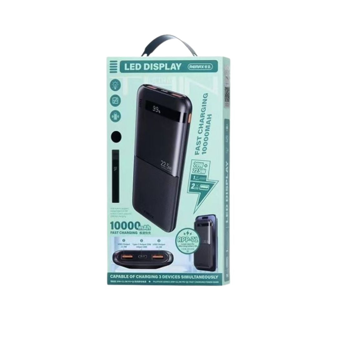 REMAX Piloteer 10000mAh Power Bank RPP-71
