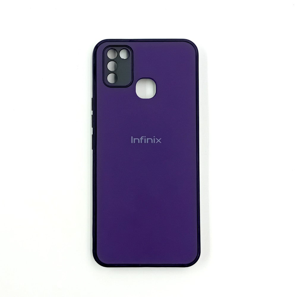 Infinix Smart 5 Logo Silicone back cover with velvet inside protection layer