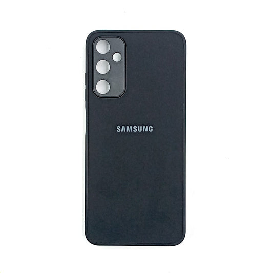 Samsung M14 Logo Silicone back cover with velvet inside protection layer