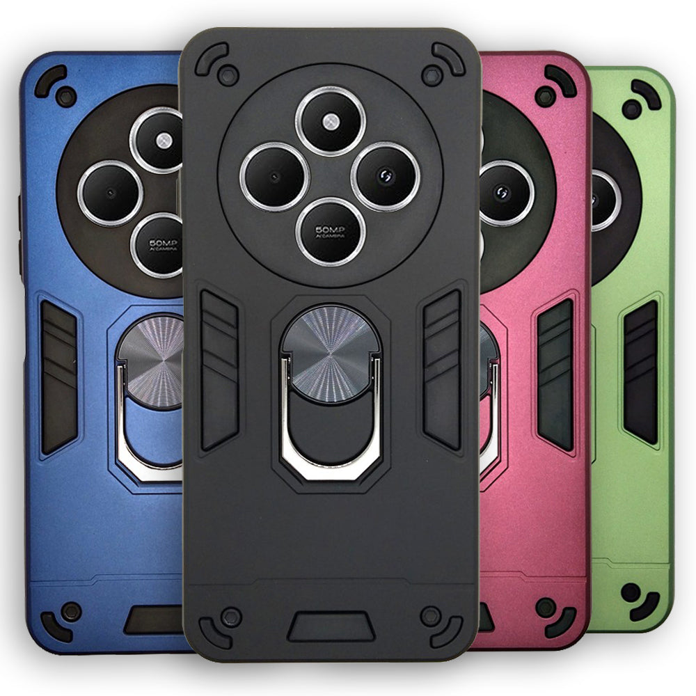 Redmi 14C Hard PC Case with ring holder Shockproof Slim back Cover