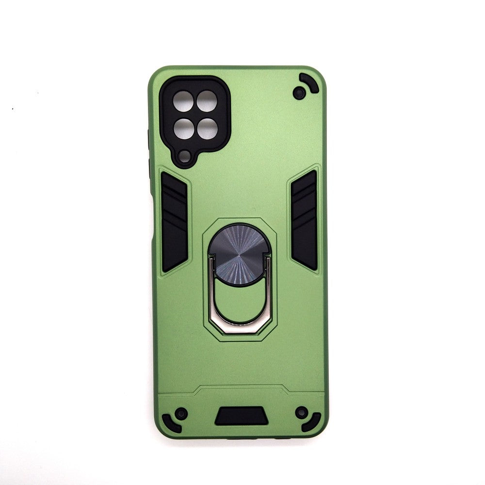 Samsung A12 Hard PC Case with ring holder Shockproof Slim back Cover