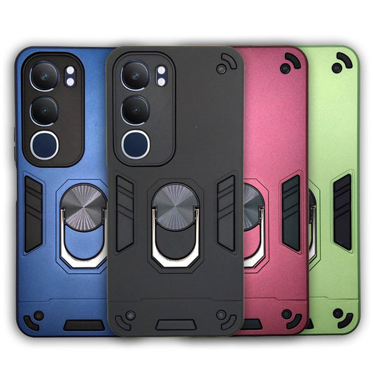 Vivo Y19s / Y29 Hard PC Case with ring holder Shockproof Slim back Cover