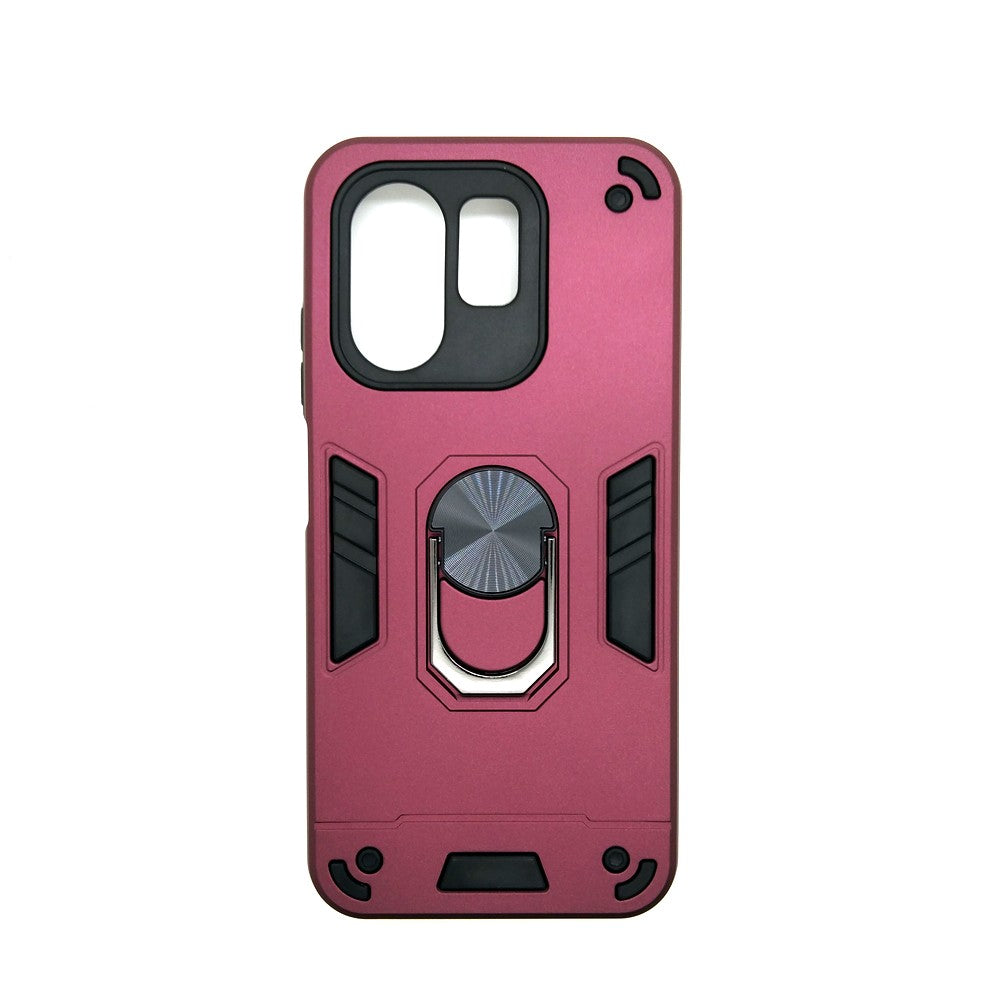 infinix Hot 50i / Smart 9 Hard PC Case with ring holder Shockproof Slim back Cover