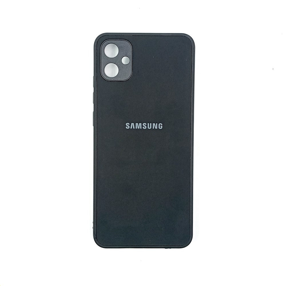 Samsung A04E Logo Silicone back cover with velvet inside protection layer
