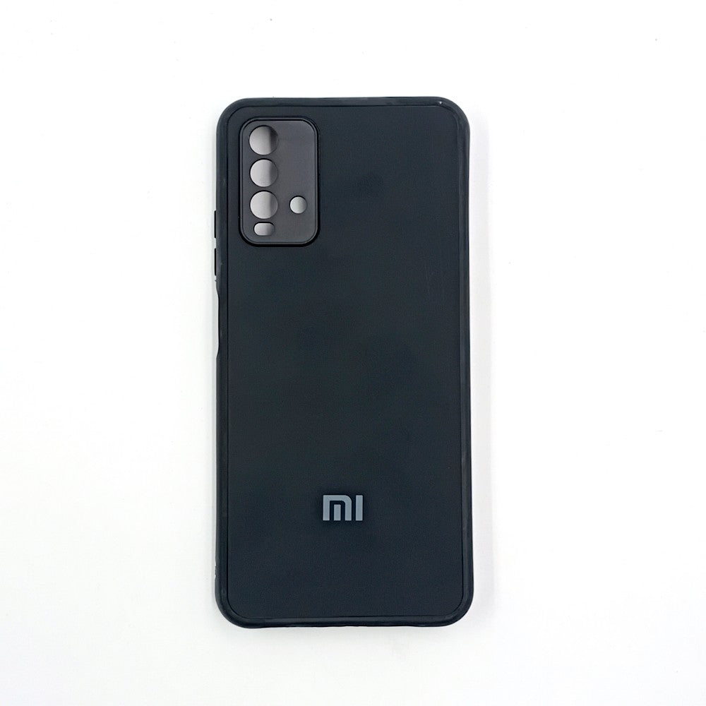 Redmi 9T Logo Silicone back cover with velvet inside protection layer