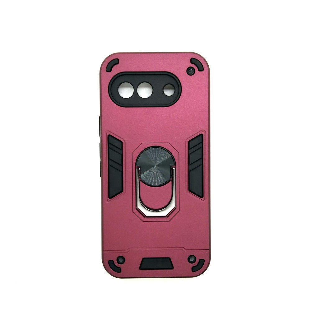 Google Pixel 9A Hard PC Case with ring holder Shockproof Slim back Cover