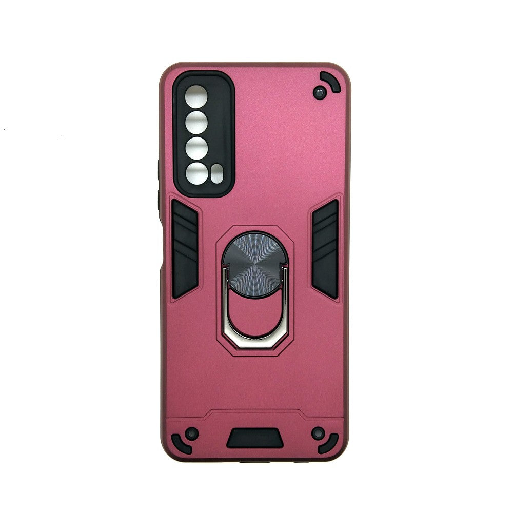 Huawei Y7A Hard PC Case with ring holder Shockproof Slim back Cover