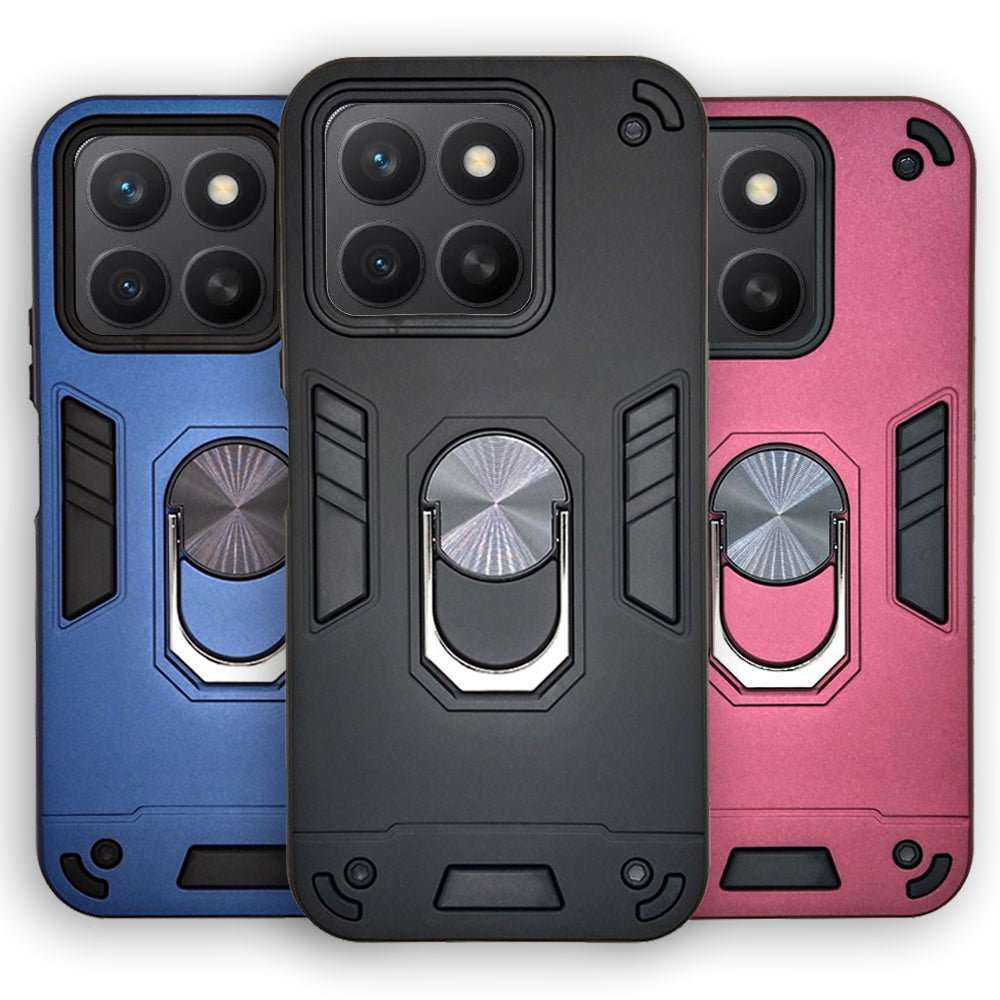 HONOR X8c Hard PC Case with ring holder Shockproof Slim back Cover