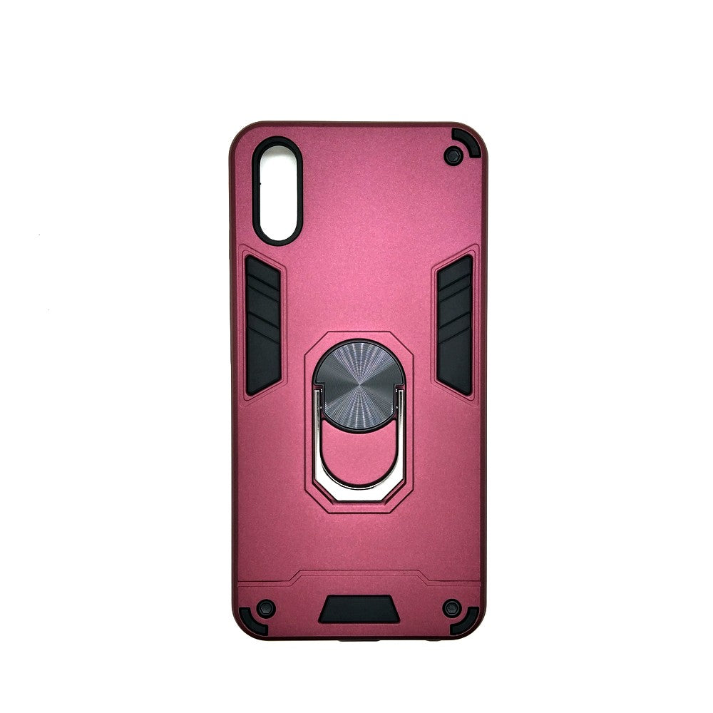 Vivo Y93 Hard PC Case with ring holder Shockproof Slim back Cover