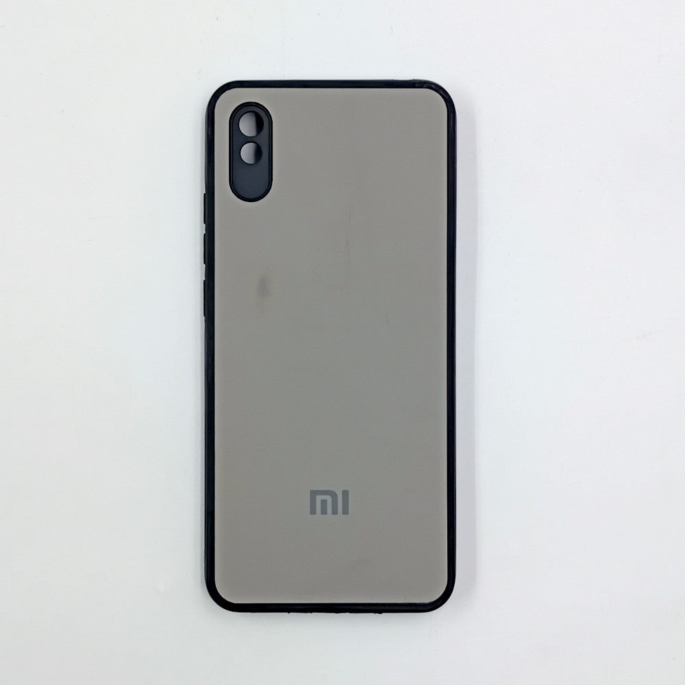 Redmi 9A Logo Silicone back cover with velvet inside protection layer