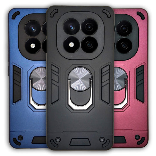 Redmi Note 14 Pro Plus Hard PC Case with ring holder Shockproof Slim back Cover